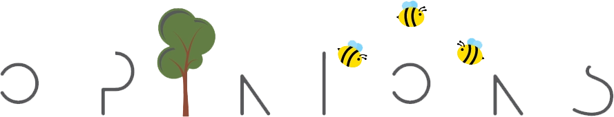 Opinions trees and bees logo